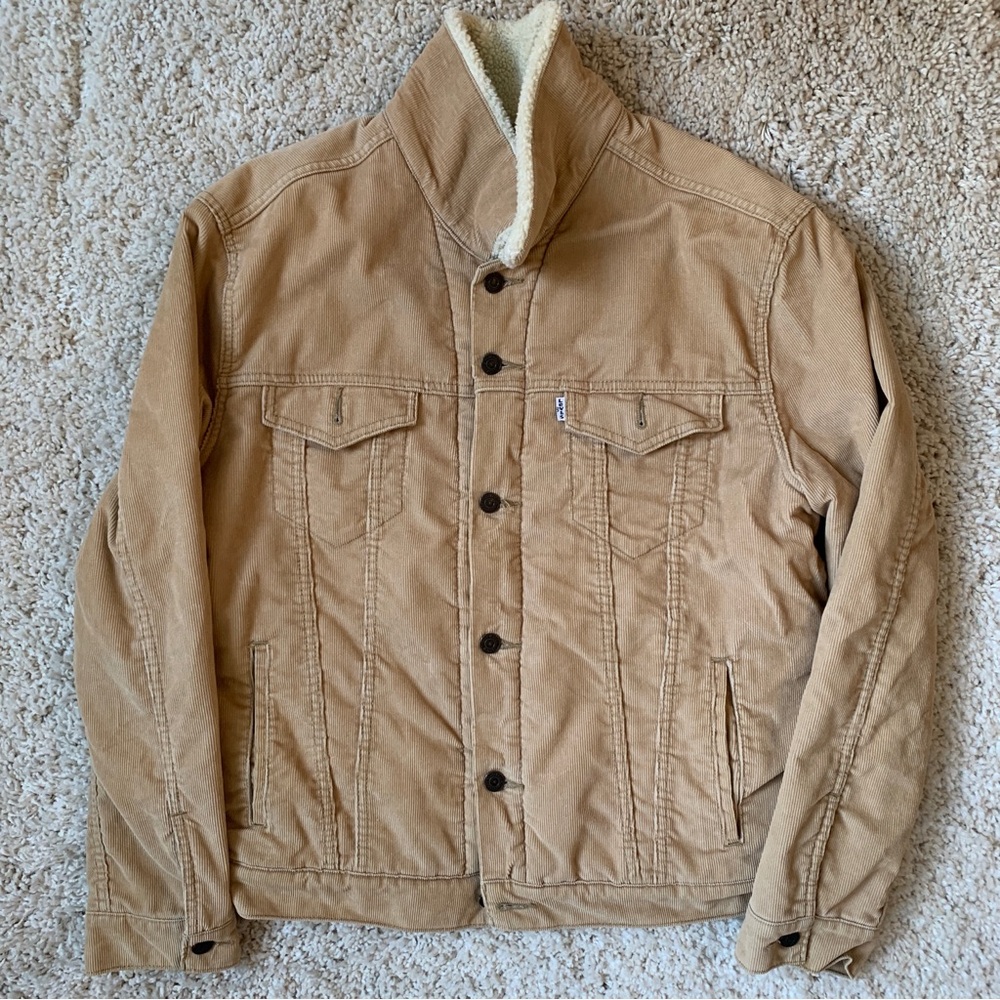 Levi’s Light Brown Corduroy Trucker Jacket